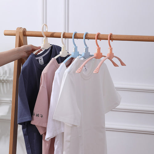 Clothes Support Non-Slip Magic Plastic Foldable Clothes Hanger Travel Travel Portable Travel Clothes Drying Rack Hanger