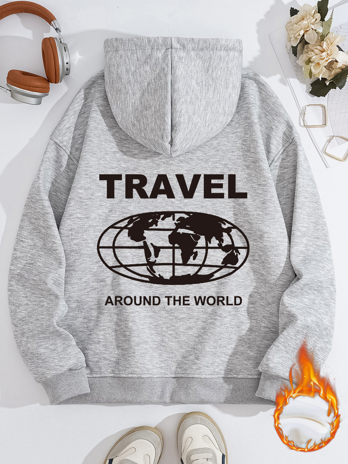 Sweatshirt Earth TRAVEL print